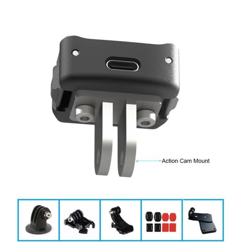 Зарядная база для DJI Pocket 3 Type-C с креплением 1/4 Адаптер для питьевой карданной камеры для DJI OSMO Pocket 3 Camra Аксессуары