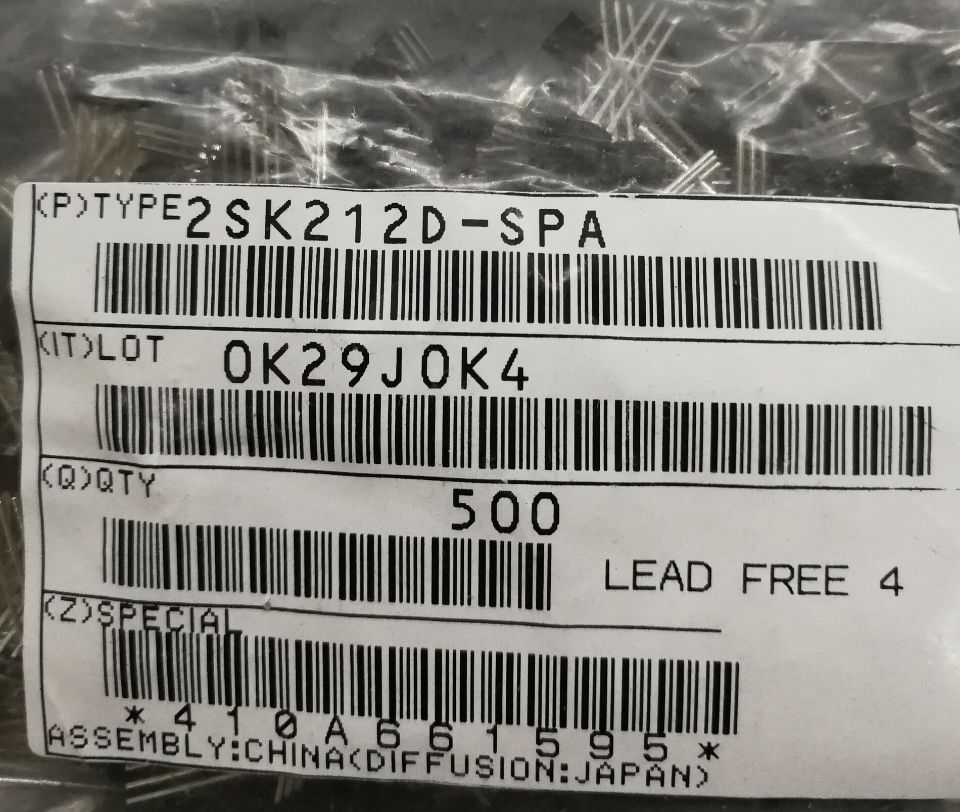 

100% Brand NEW Orignal 10PCS K212 2SK212 TO-92 Product prices need to be consulted