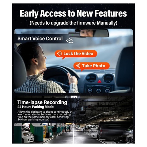 Автомобильная видеорегистратор Двойная передняя камера заднего вида 4K без экрана WiFi Мобильный Интернет Автомобильная камера DVR с картой 32GTF 4K + WIFI + 32G