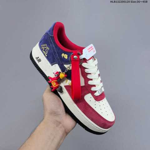 Кроссовки NIKE AIR FORCE 1 07 LV8 Year Horse Limited Edition Pure Low Top с полной стелькой кроссовки Обувь Самый легкий