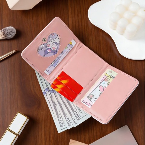 Cartoon coin purse Стильный Высокого Качества КомпаКтный Держатель Несколько Слотов Для Карт Большая Вместимость 70% Off Монетни