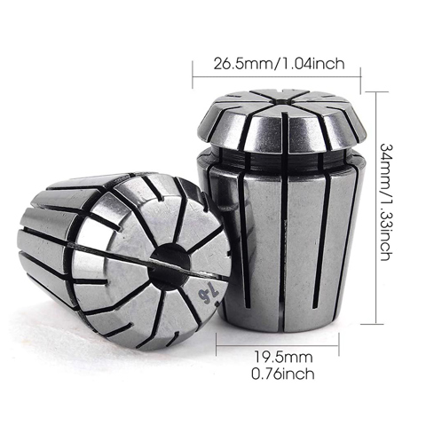 Цанговый патрон ER25 с удлинителем двигателя MT2 ER25 M10, Гравировальный станок с ЧПУ Или Фрезерный токарный инструмент