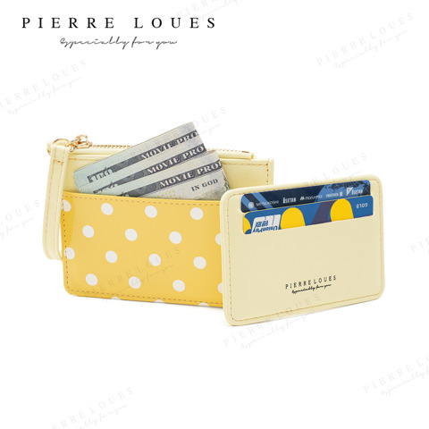 Cartoon coin purse Новый Мини-кошелек Несколькими Отделениями Карт Горошек В Японском И КорейсКом Стиле ОднОтОнный С МилыМ Мульт