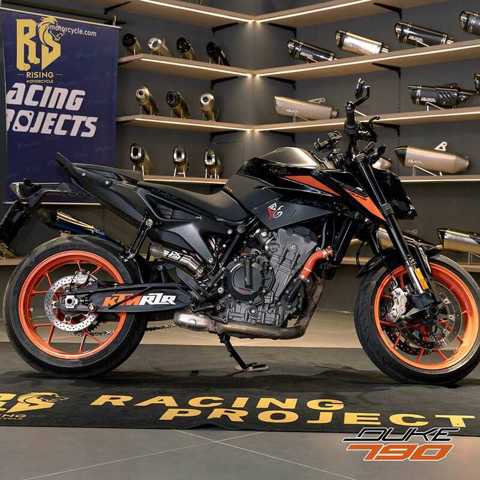 Оригинальный RS Подходит Для Мотоцикла KTM DUKE 790 890 Модифицированная Выхлопная Труба Из Нержавеющей Стали Прямая Секция С