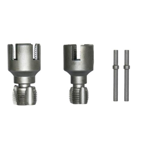 Для нарезания резьбы на пластиковых трубах из полипропилена, встроенный набор метчиков для нарезания внутренней и внешней резьбы на трубах (1/2"+ 3/4")