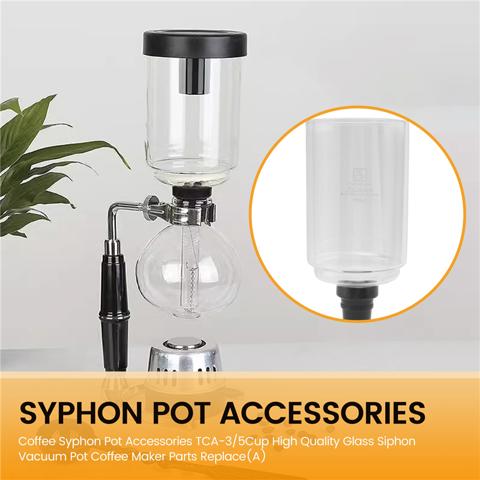 Аксессуары для кофейного сифона TCA-3/5Cup Высококачественный стеклянный сифон Вакуумный кофейник Замена деталей кофеварки