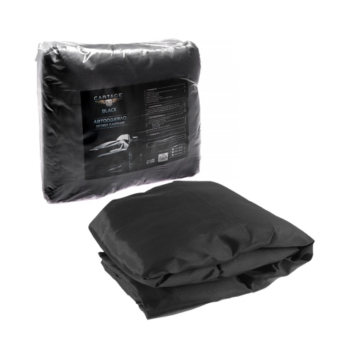 2 шт. Автоодеяло для двигателя Cartage, 140x90, чёрное, плотное