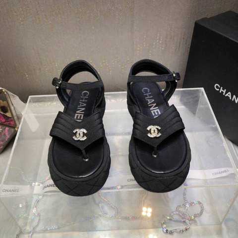 В Стиль Chanel Сандалии Удобные Износостойкий Модные Босоножки Женский Туфли На Каждый День