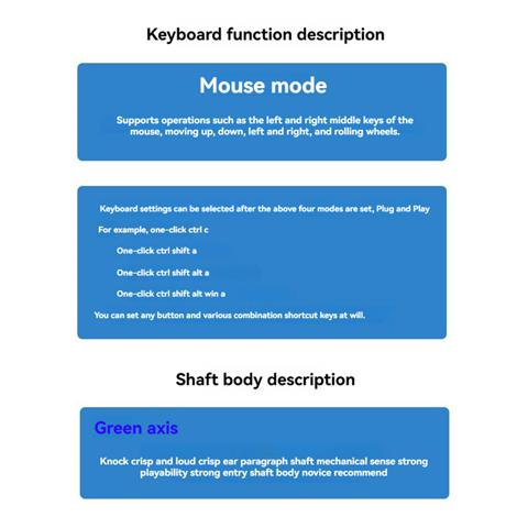 Клавиатура быстрого доступа с 1 клавишей USB Настраиваемая программируемая макроклавиша Мышь с горячими клавишами Мини-клавиатура RGB с одной клавишей