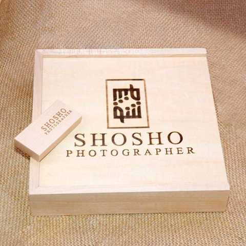 5 Шт. Кленовый Фотоальбом Деревянный USB 3.0 + КоробКа Флешка 8G 16GB 32GB 64GB 128GB Подарок Для ФотограФии Бесплатный