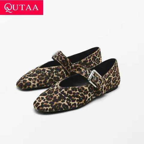 Женские Туфли Лодочки QUTAA Из НатуральНой Кожи