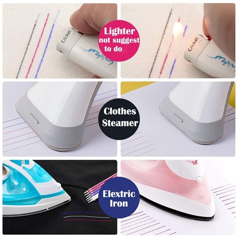 Термостойкие ручки Высокотемпературные исчезающие ручки для маркировки ткани С 20 стираемыми насадками для кожи, ткани