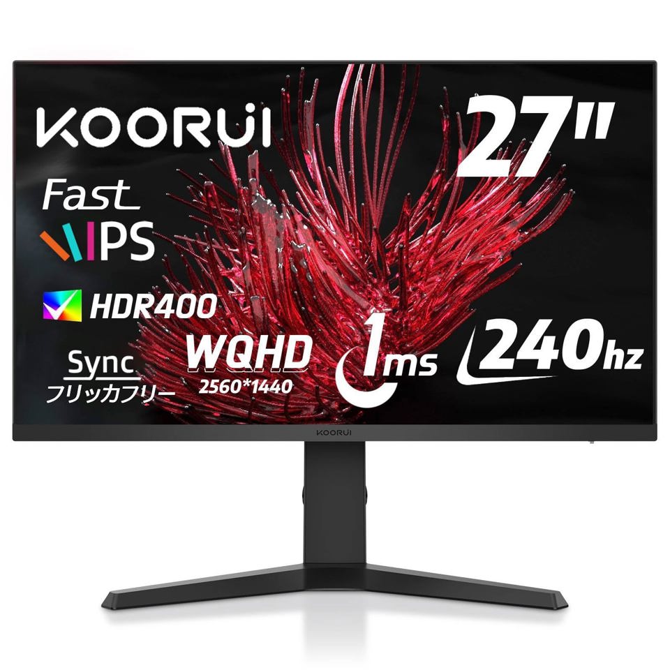 Игровой монитор KOORUI 240 Гц Монитор 27 дюймов 27E3QK WQHD(2560