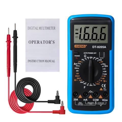 мультиметр цифровой ANENG DT-9205A  с проверкой диодов