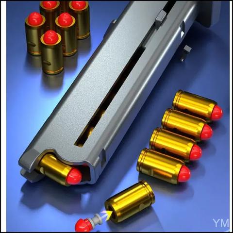 Автоматический страйкбольный пистолет Desert Eagle с автовыбросом гильз затворной задержкой подарок для мальчиков тактический пневматический пистолет 2026