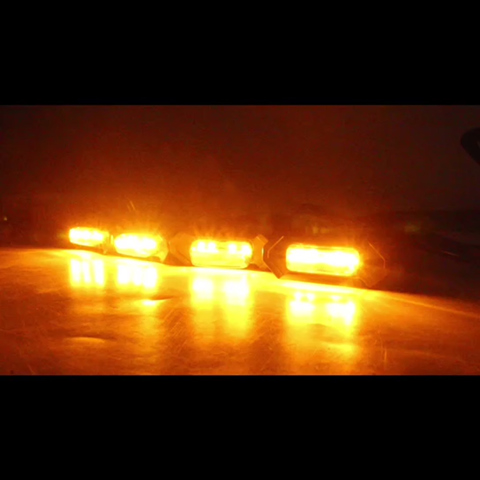 Комплект светодиодных фонарей для решетки радиатора Дневные ходовые огни автомобиля Аксессуары для модификации автомобилей