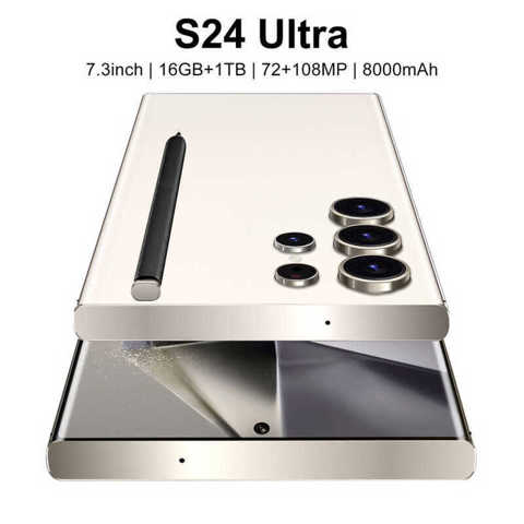 Samsung Galaxy S24 Ultra 7.3inch Экран Android 16+1T Смартфон 4G