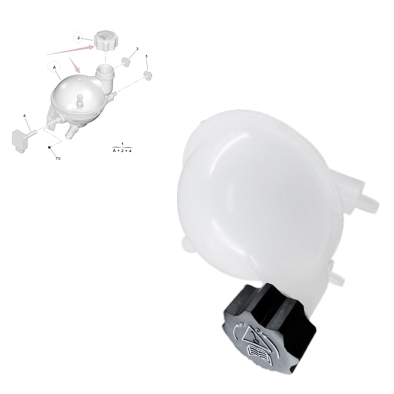 

Бак для дегазации двигателя 1323AJ Вспомогательный котел для Peugeot 308CC 308SW для Citroen C4