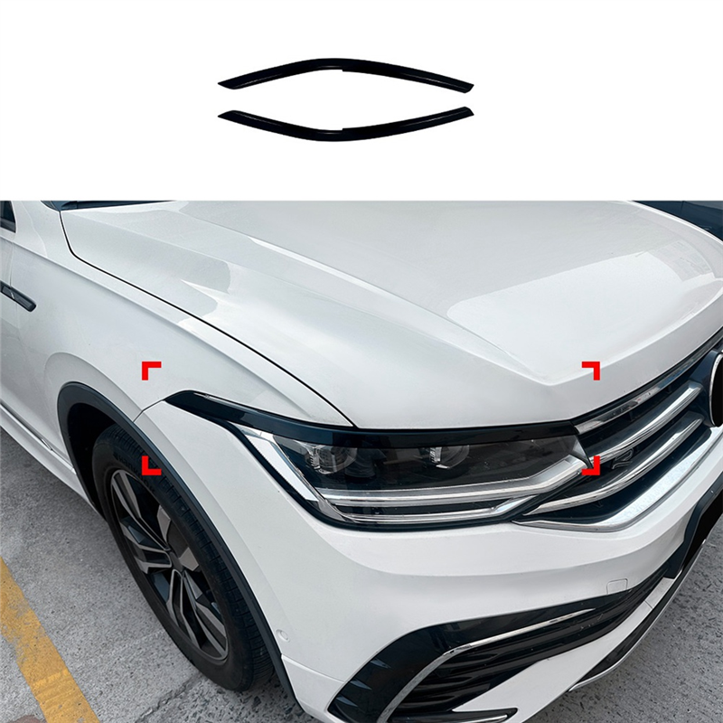 

Для VW Tiguan MK2.5 2021-2023 Автомобильная фара для бровей, Накладка на веки, Аксессуары для отделки