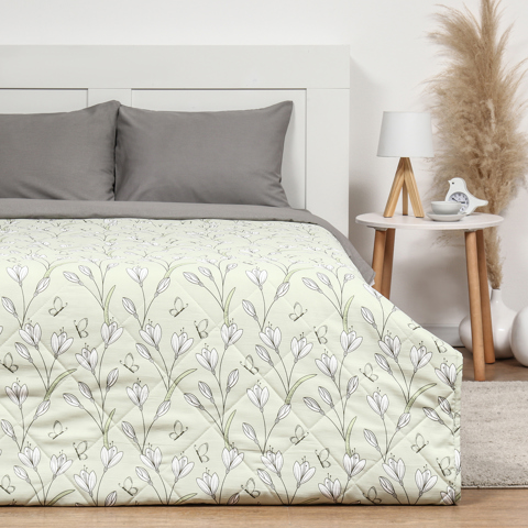 Покрывало евро макси LoveLife Tulips, 240x230±5 см, жатка