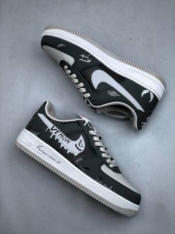 Обувь кроссовки Профессиональный Nk Air Force 1 07 Low Venom Marvel Venom второе