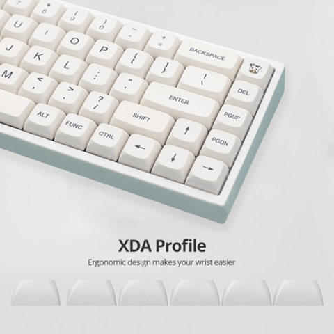 Клавиатура XDA с 120 клавишами, Минималистичный процесс сублимации Pbt, Механический колпачок для клавиатуры 61/87/98/104/108