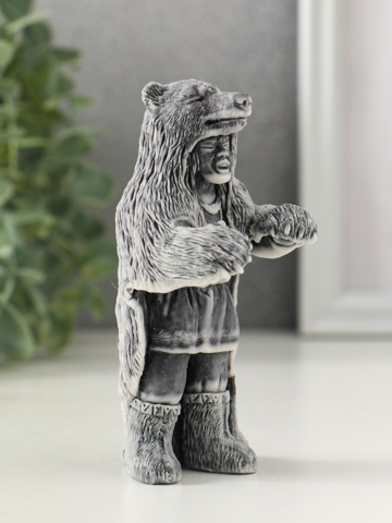 2 шт. Фигурка 'Шаман в шкуре медведя', 11 см