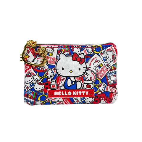 Cartoon coin purse Мультяшный Девочек С ИзображенИем Hello Kitty Миниатюрный Милый На Молнии Креативный Маленький КошелеК Для Ка