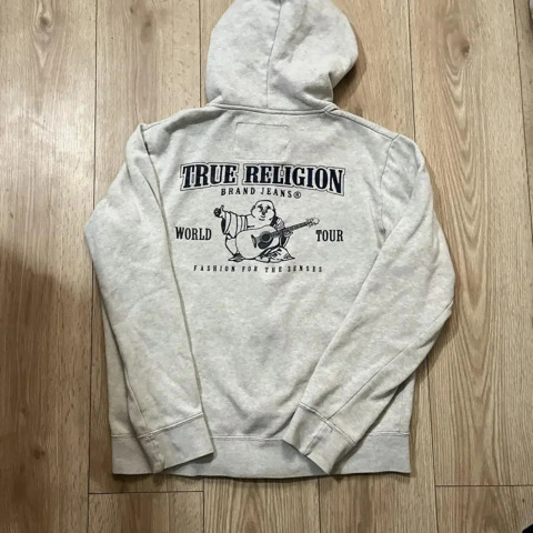 Свитшот TRUE RELIGION В Стиле РетРо Y2K Модный Брендовый Худи На Молнии С Принтом Для Мужчин И Женщин.
