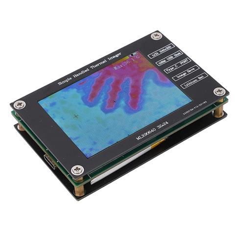 Тепловизор, Инфракрасная камера 2,8-дюймового тепловизора, 320X240, от -40℃ до +300℃, Встроенный чип SPI Flash, зарядка через USB C