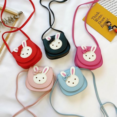 Cartoon coin purse Новая Детская Сумка КорейсКом Стиле Милая Сумка-креСлошнор С ИзображенИем КролиКа Девочек Модная Мини-суМочка