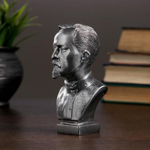 3 шт. Бюст 'Дзержинский', фигурка гипс, металлик, 6x12x6 см