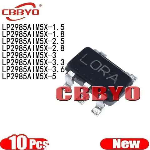 10 Штук LP2985AIM5X-3.3 SOT23-5 LP2985AIM5X 15 18 25 28 33 30 36 50 3-в-5 LP2985 Совершенно Новые