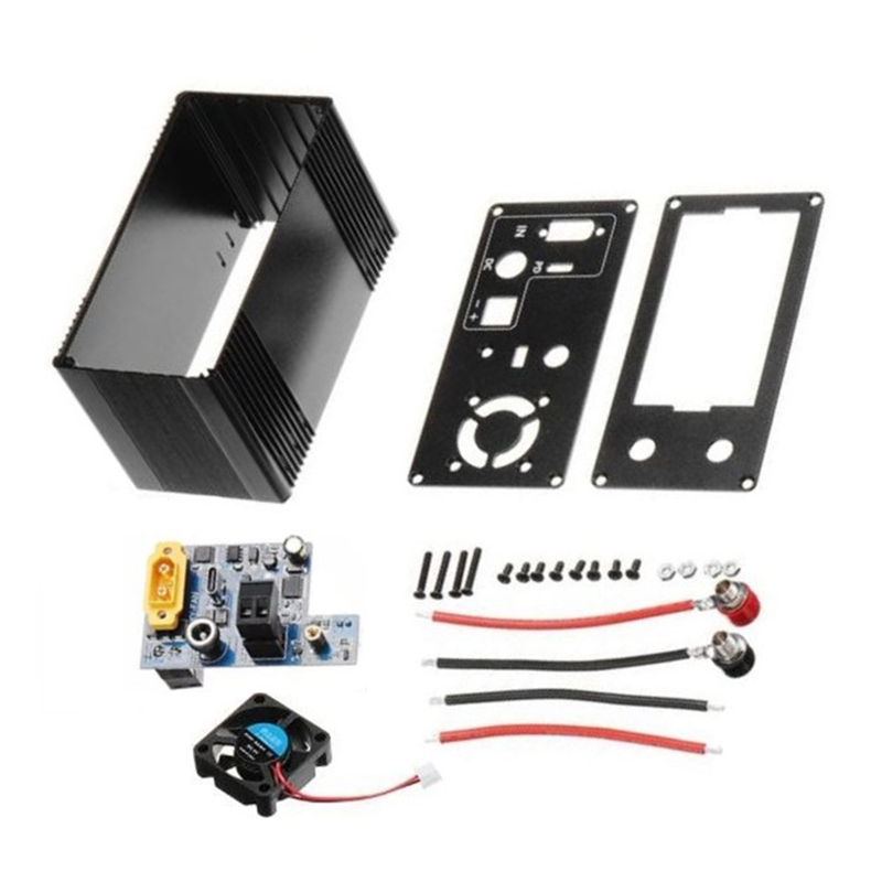 

2X Алюминиевый сплав с несколькими интерфейсами DIY Shell Kit для XYH3606 ЧПУ DC Понижающий Повышающий преобразователь, Корпус и Драйвер