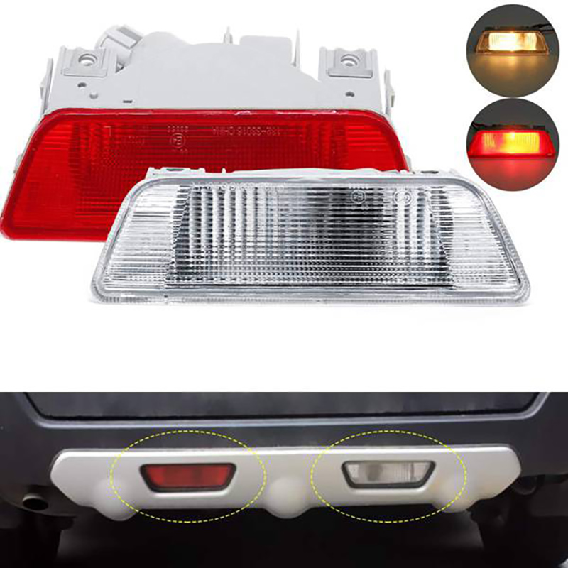 

Противотуманная фара заднего бампера для Nissan X-Trail /XTrail T31 2008 2009 2010 2011 2012 2013, прозрачная, 1 шт.