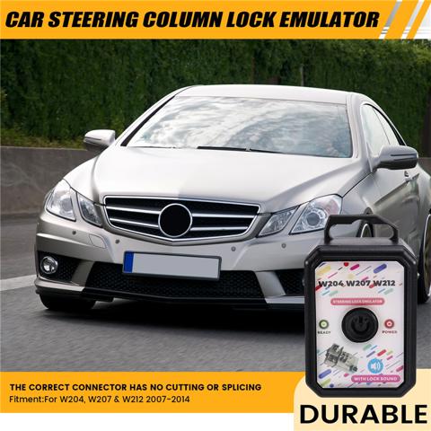 Mercedes W204, W207 и W212 С 2007 по 2014 год Эмулятор блокировки рулевой колонки для Mercedes Benz W204 W207 W212