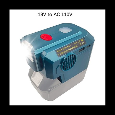 Инвертор мощности 200 Вт для батареи Makita 18 В с выходом переменного тока 220 Портативный модифицированный синусоидальный инверторный генератор