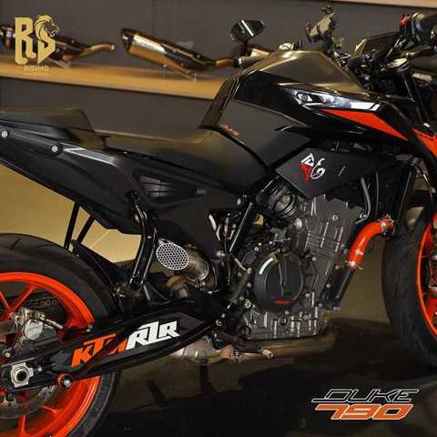 Оригинальный RS Подходит Для Мотоцикла KTM DUKE 790 890 Модифицированная Выхлопная Труба Из Нержавеющей Стали Прямая Секция С