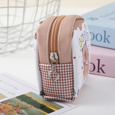 Cartoon coin purse Новый Милый КошелеК С Капибарой В Стиле Ins Мини-рюкзак Студентов Портативная Хранения Сумка Для НаушНиков
