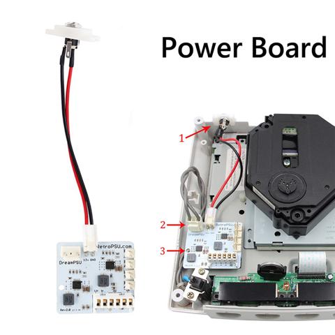 1 Штука Rev2.0 Dream PSU 12V Блок питания Платы Питания Запасные части Аксессуары для игровой консоли SEGA Dreamcast Запасные части