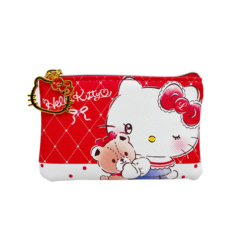 Cartoon coin purse Мультяшный Девочек С ИзображенИем Hello Kitty Миниатюрный Милый На Молнии Креативный Маленький КошелеК Для Ка