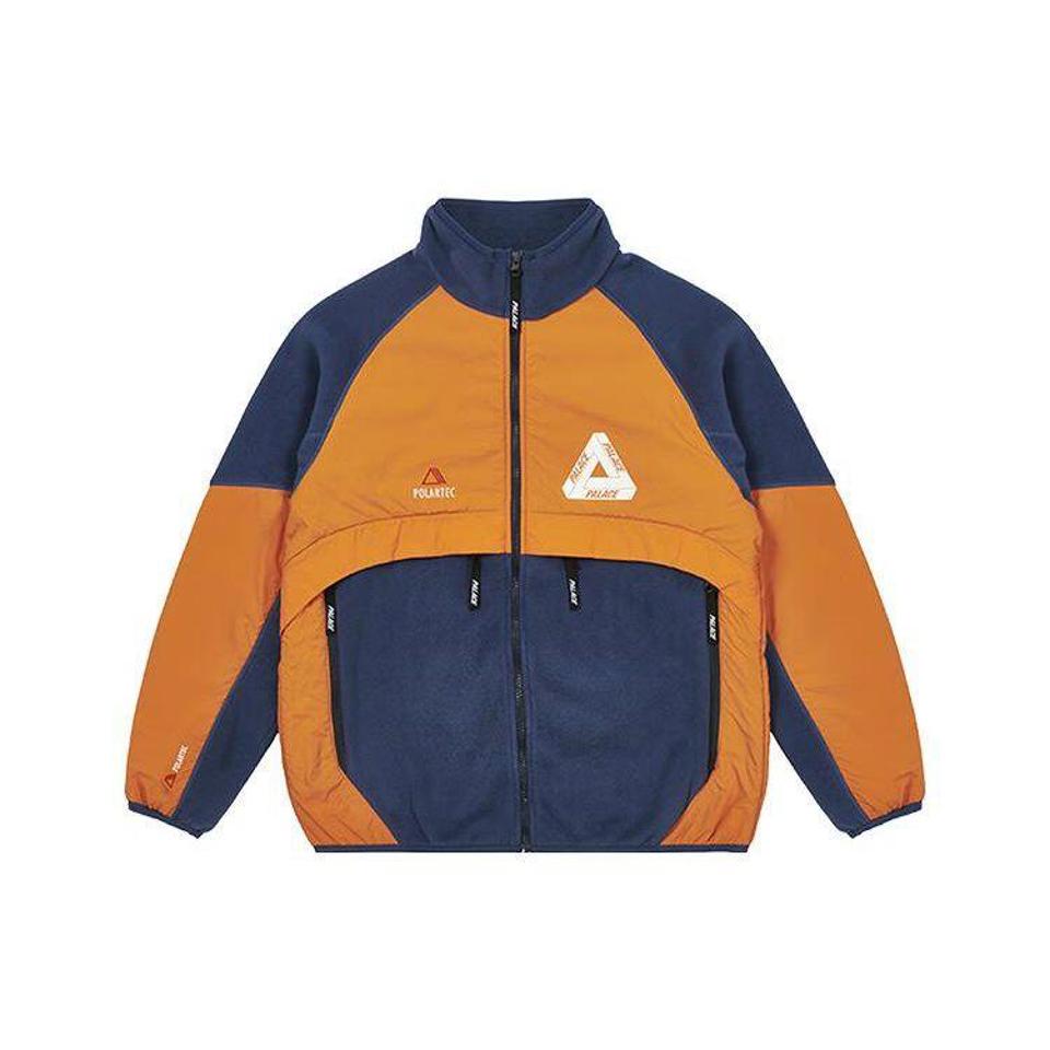 Куртка Palace FW22 Polartec Shell Jacket темно-синий/оранжевый