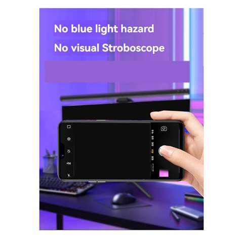 Панель подсветки монитора Сенсорная/ Беспроводной пульт дистанционного управления с двойным управлением Защита глаз Антибликовая USB-лампа для чтения за компьютером