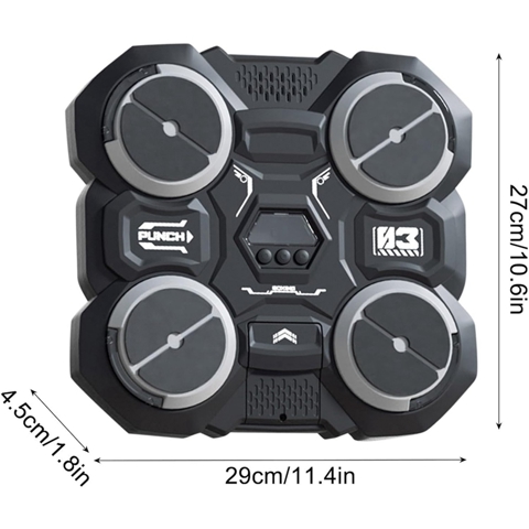 Музыкальный боксерский тренажер для детей Smart Music Boxing Machine Настенный декомпрессионный настенный тренажер для бокса с игрушечными мишенями