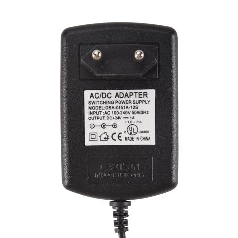 Адаптер питания DC 24V 1A Black
