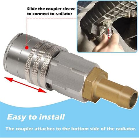 Переходник шланга для слива охлаждающей жидкости радиатора для двигателей Volvo Trucks D11, D13, D16 Головка шланга для слива охлаждающей жидкости радиатора