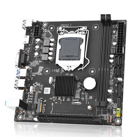 Материнская плата B75M ITX LGA 1155 для настольных ПК с поддержкой оперативной памяти DDR3, интерфейсом NGFF NVME M.2, базовой платой USB SATA3.0