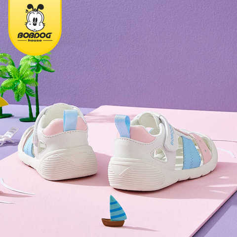 Детские Прогулочные Туфли BOBDOG Малышей 1-4 Лет Пляжные Туфли Летние Сандалии Для Мальчиков И Девочек С Мягкой Подошвой