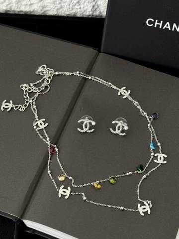 Ожерелье CHANEL Модное Женское Украшение Подарок Люкс Брендовая Бижутерия КлассичесКий Стиль