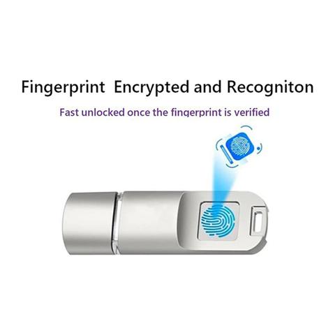 Флэш-накопитель USB3.0 с отпечатками пальцев, точная идентификация 64G, ключ управления конфиденциальностью, USB-флеш-накопитель с отпечатками пальцев